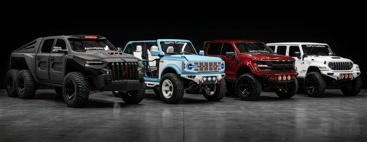 Soflo Custom Ranger Ram TRX Models by SoFlo Customs