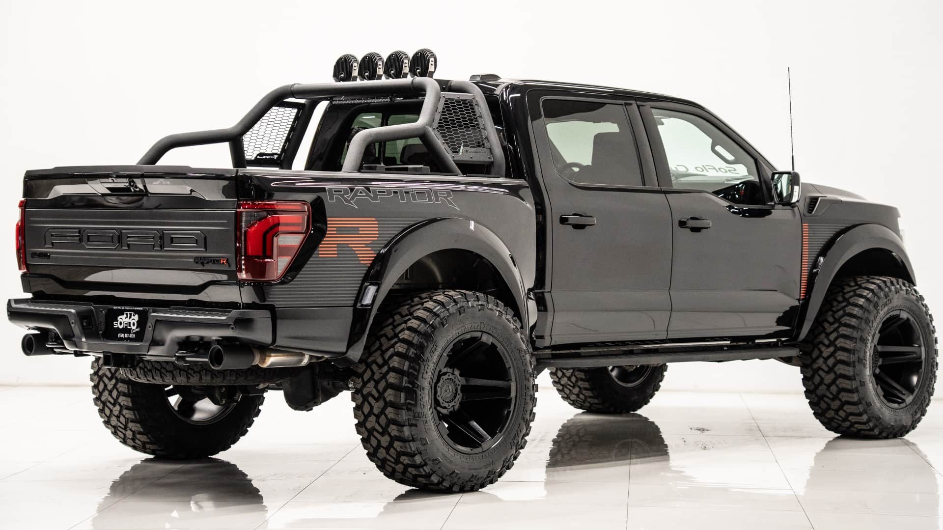 2024 FORD F-150 RAPTOR R Black 5.2L V8 Supercharger - Soflo Customs