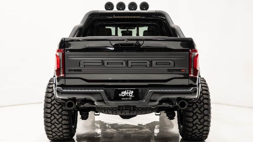 2024 FORD F-150 RAPTOR R Black 5.2L V8 Supercharger - Soflo Customs