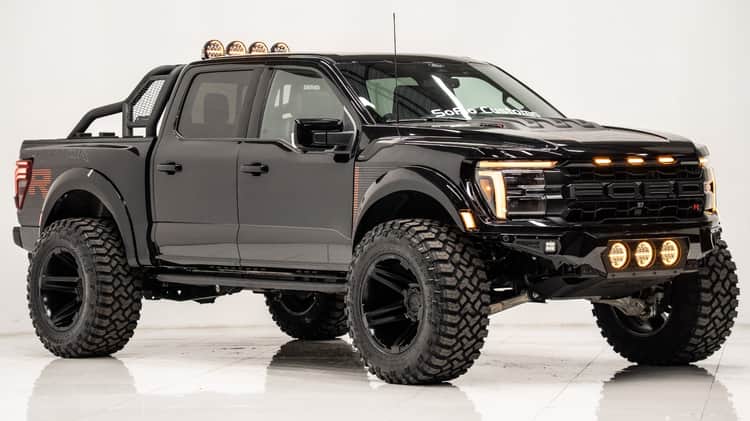 2024 FORD F-150 RAPTOR R Black 5.2L V8 Supercharger - Soflo Customs