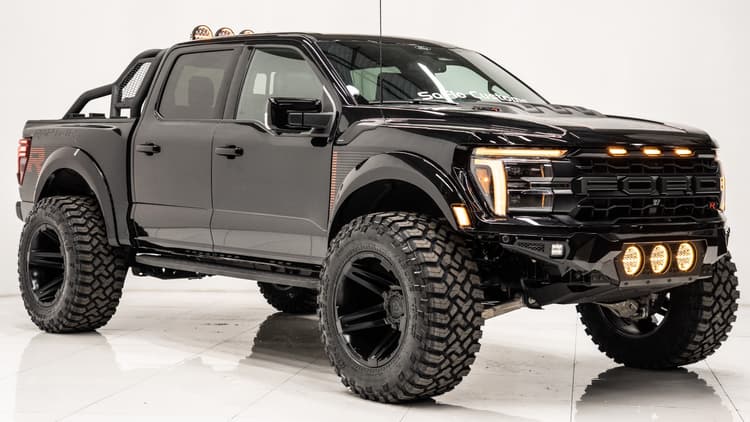 2024 FORD F-150 RAPTOR R Black 5.2L V8 Supercharger - Soflo Customs