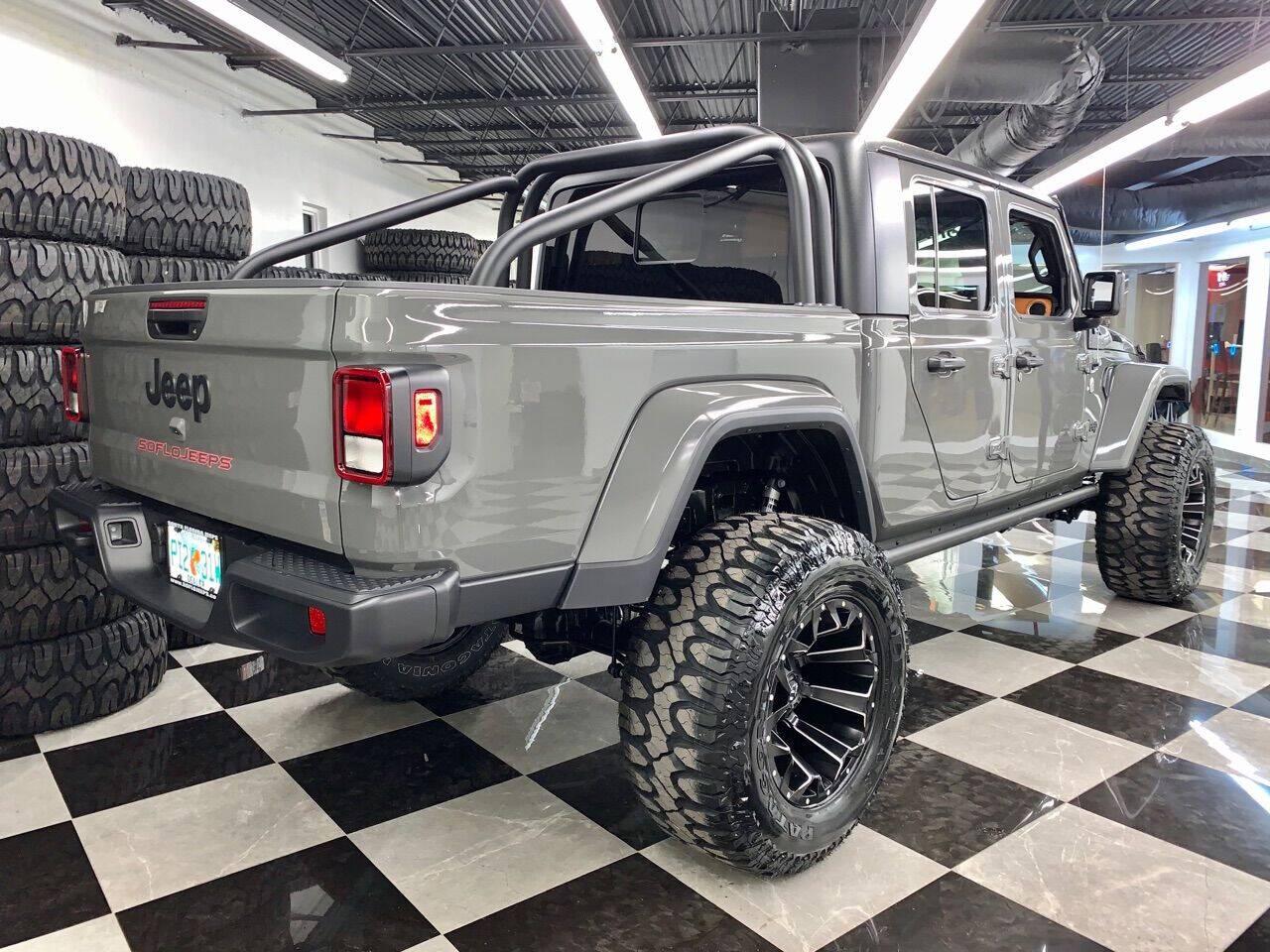 2020 Jeep Gladiator Gray V6 3.6L Natural Aspiration - Soflo Customs