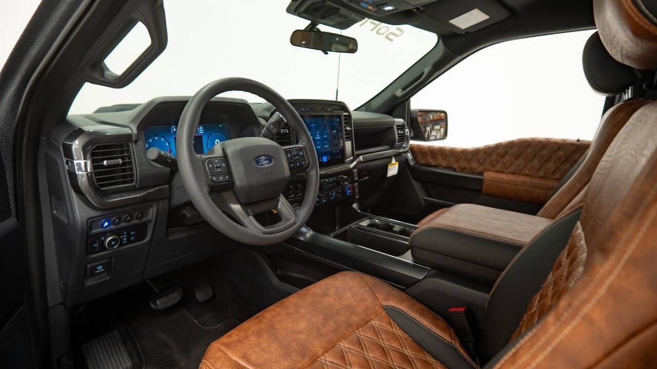 2024 FORD F-150 in Armor Coated Black, photo 37 of 58