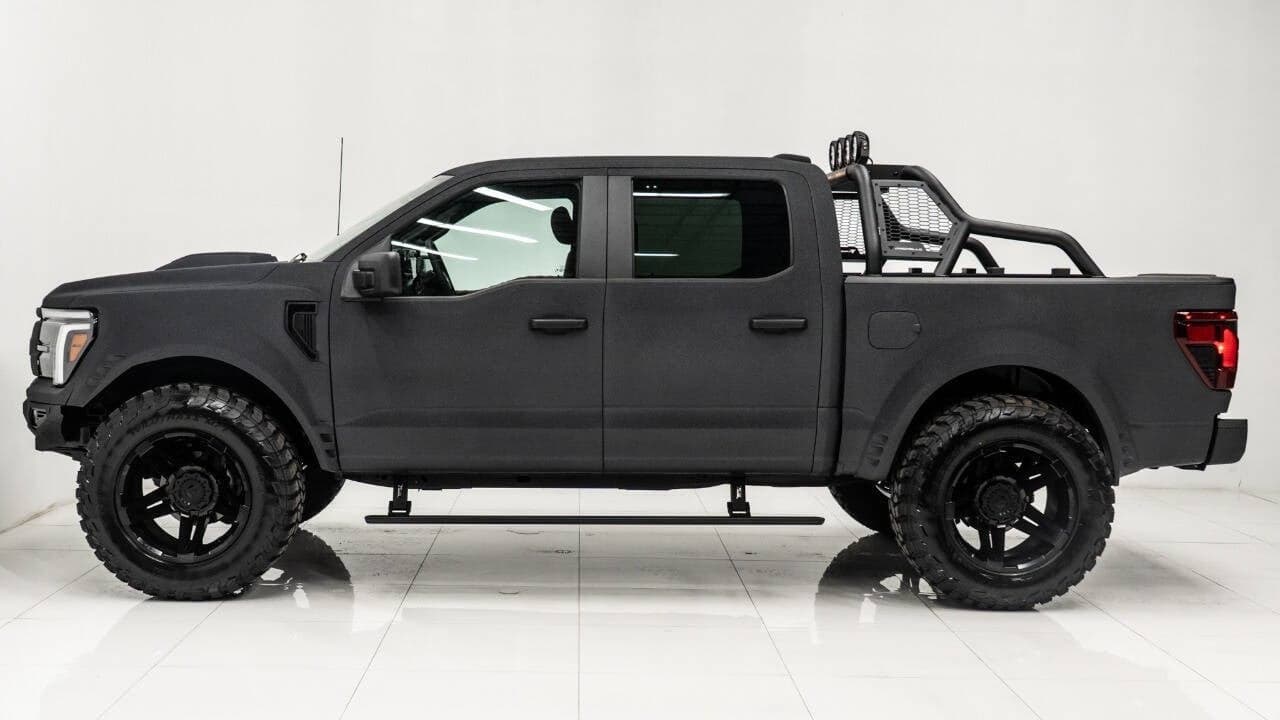 2024 FORD F-150 in Armor Coated Black, photo 3 of 5
