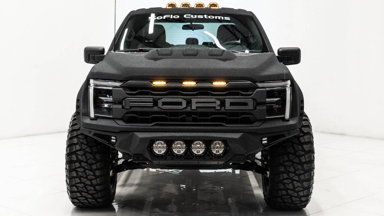 2024 FORD F-150 in Armor Coated Black, photo 2 of 5