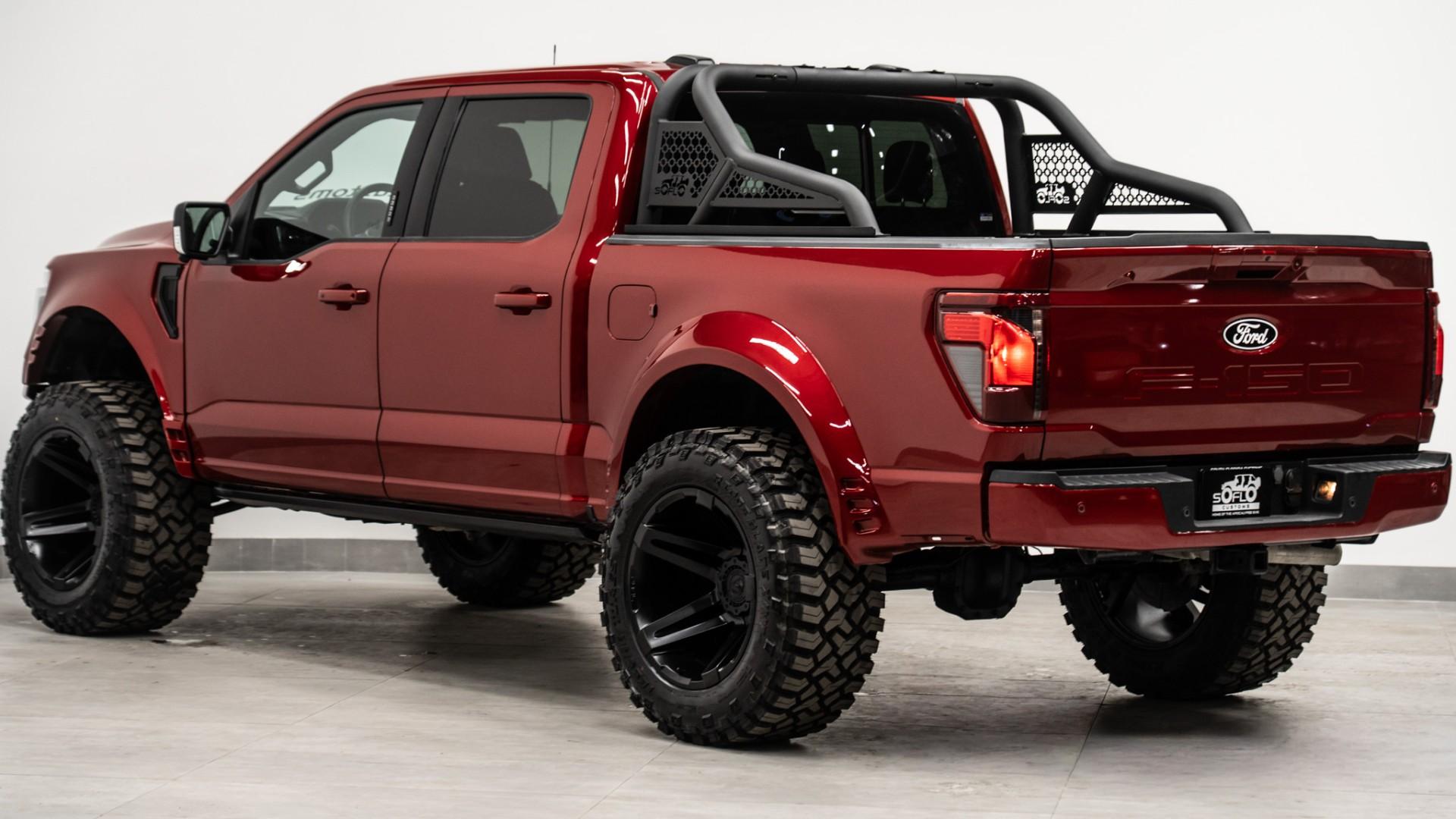 2024 FORD F-150 LARIAT in Red, photo 9 of 45