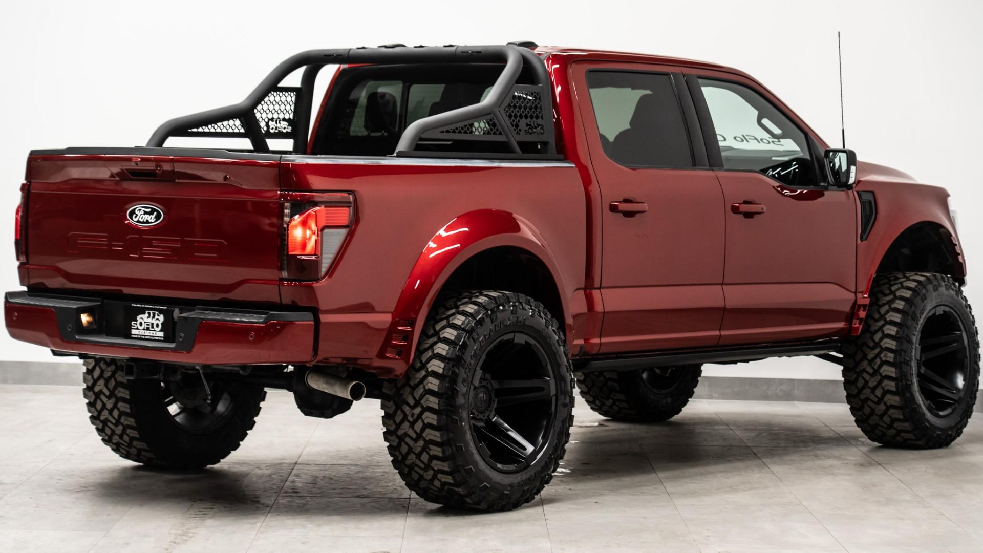 2024 FORD F-150 LARIAT in Red, photo 8 of 45