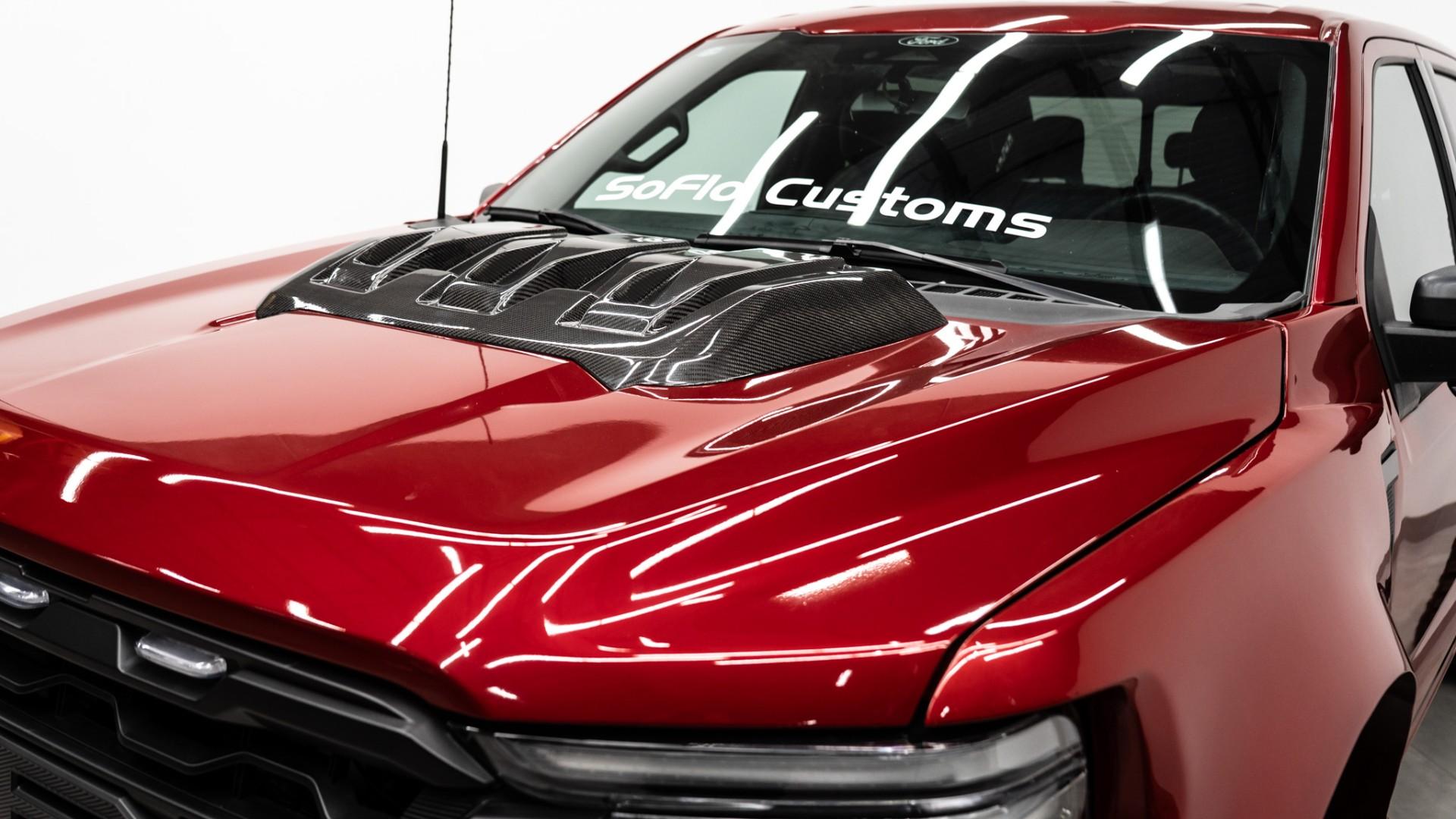 2024 FORD F-150 LARIAT in Red, photo 25 of 45