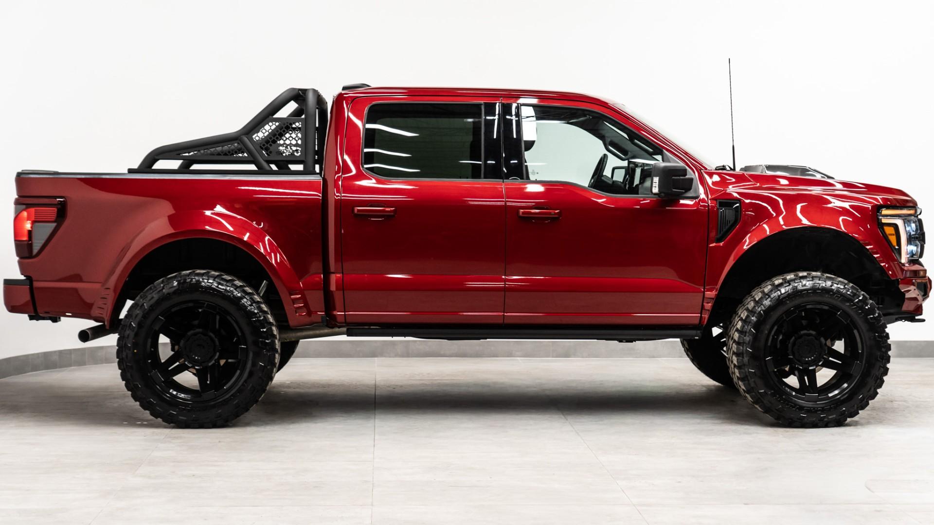 2024 FORD F-150 LARIAT in Red, photo 7 of 45