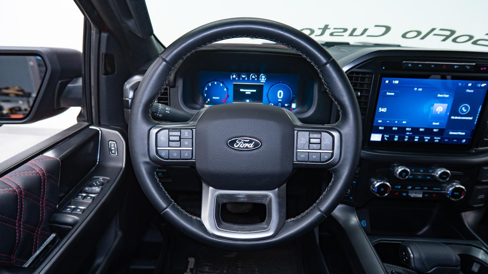 2024 FORD F-150 LARIAT in Red, photo 40 of 45