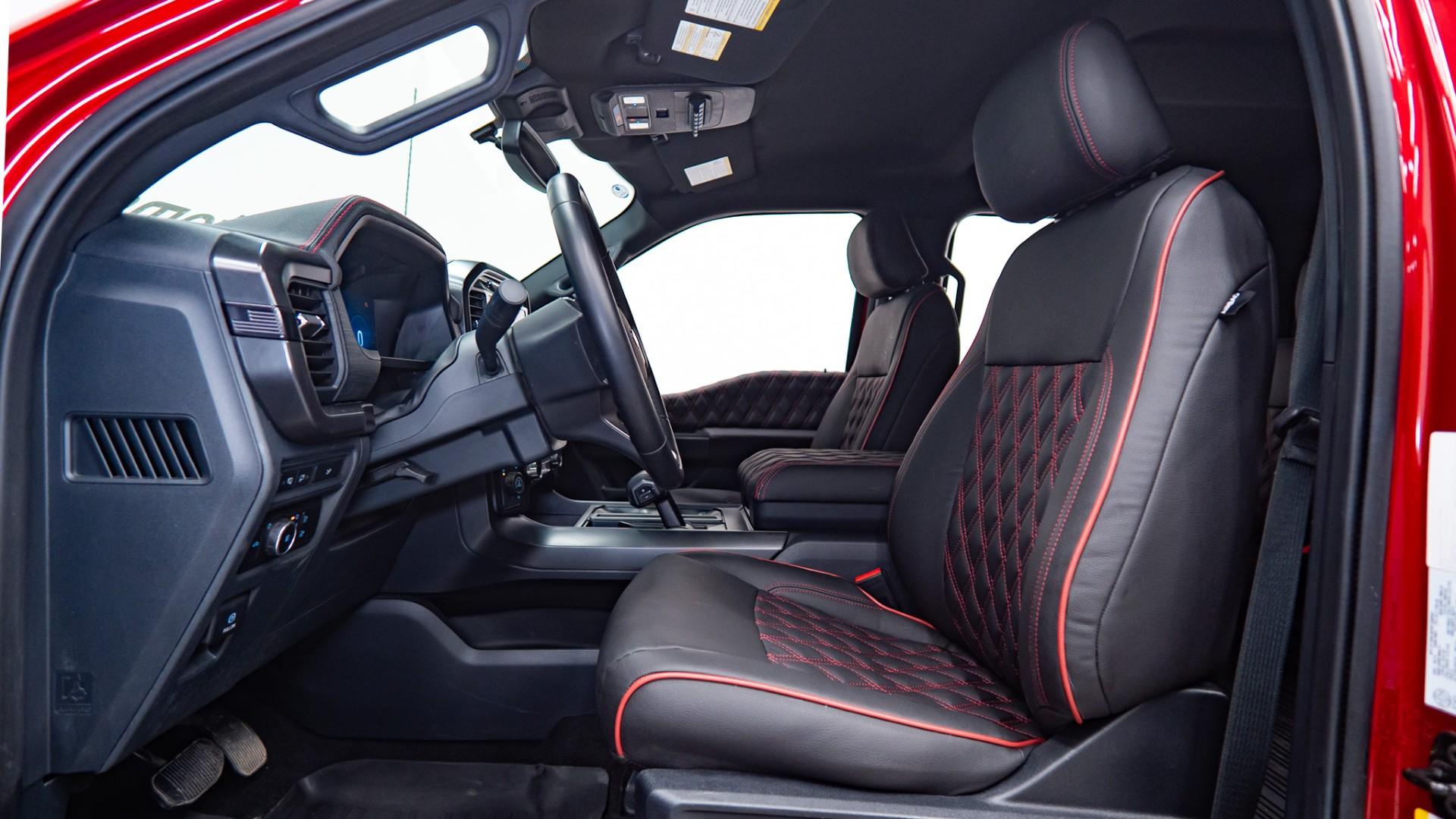 2024 FORD F-150 LARIAT in Red, photo 34 of 45