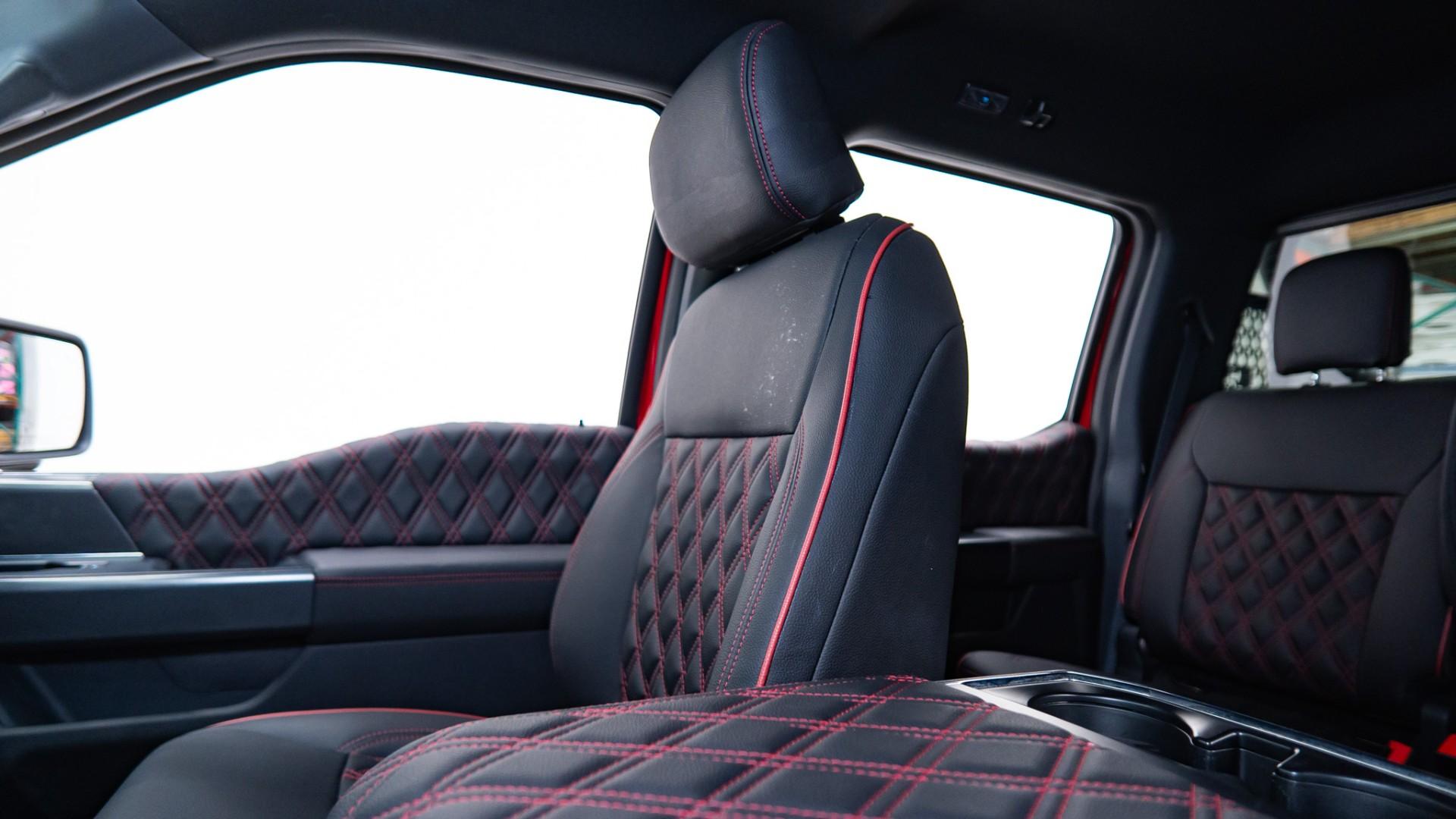 2024 FORD F-150 LARIAT in Red, photo 35 of 45