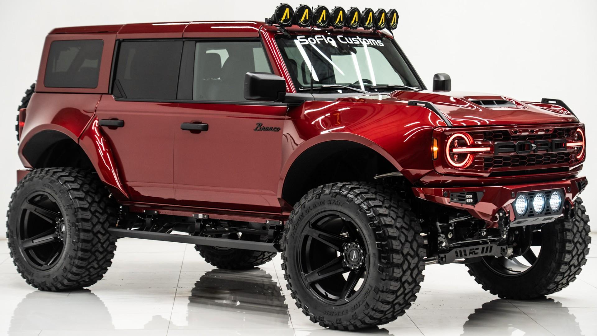 2025 FORD BRONCO in Red, photo 7 of 47