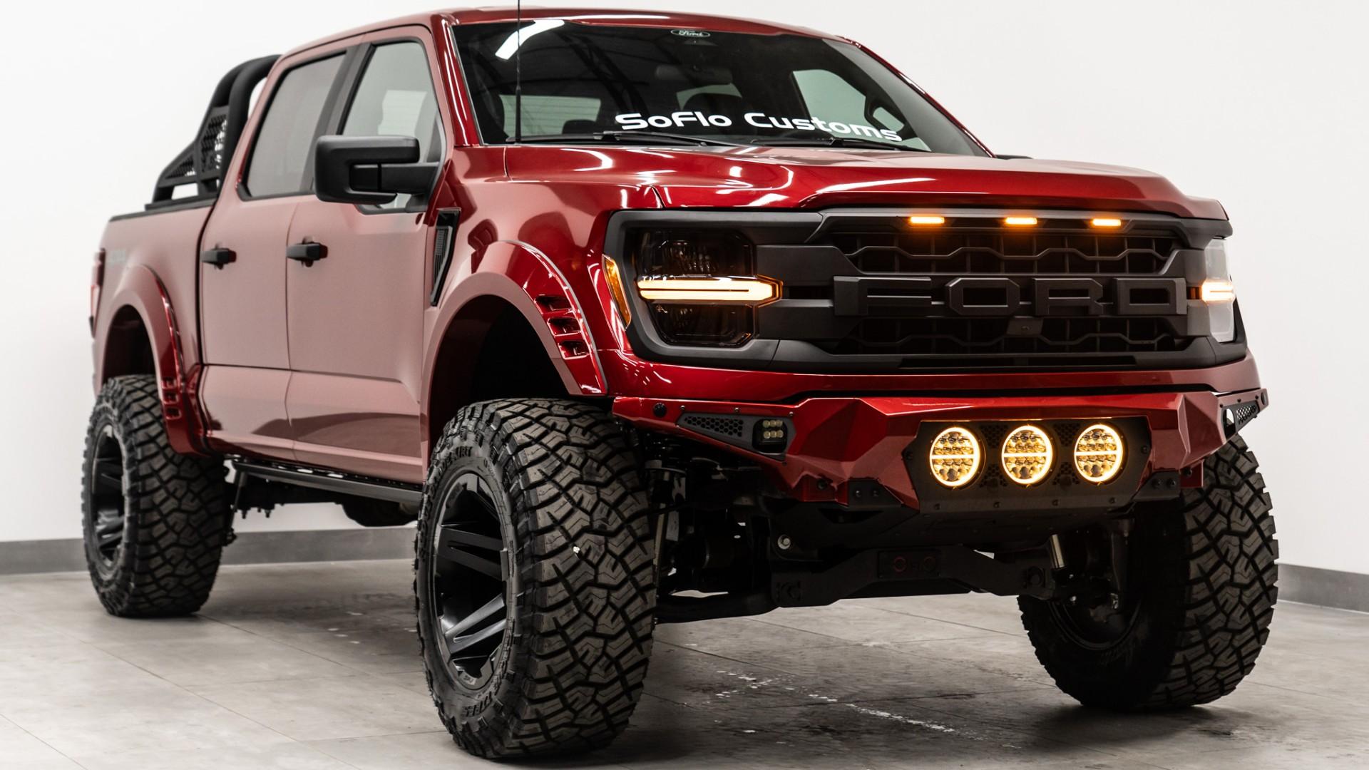 2025 FORD F-150 in Red, photo 22 of 40