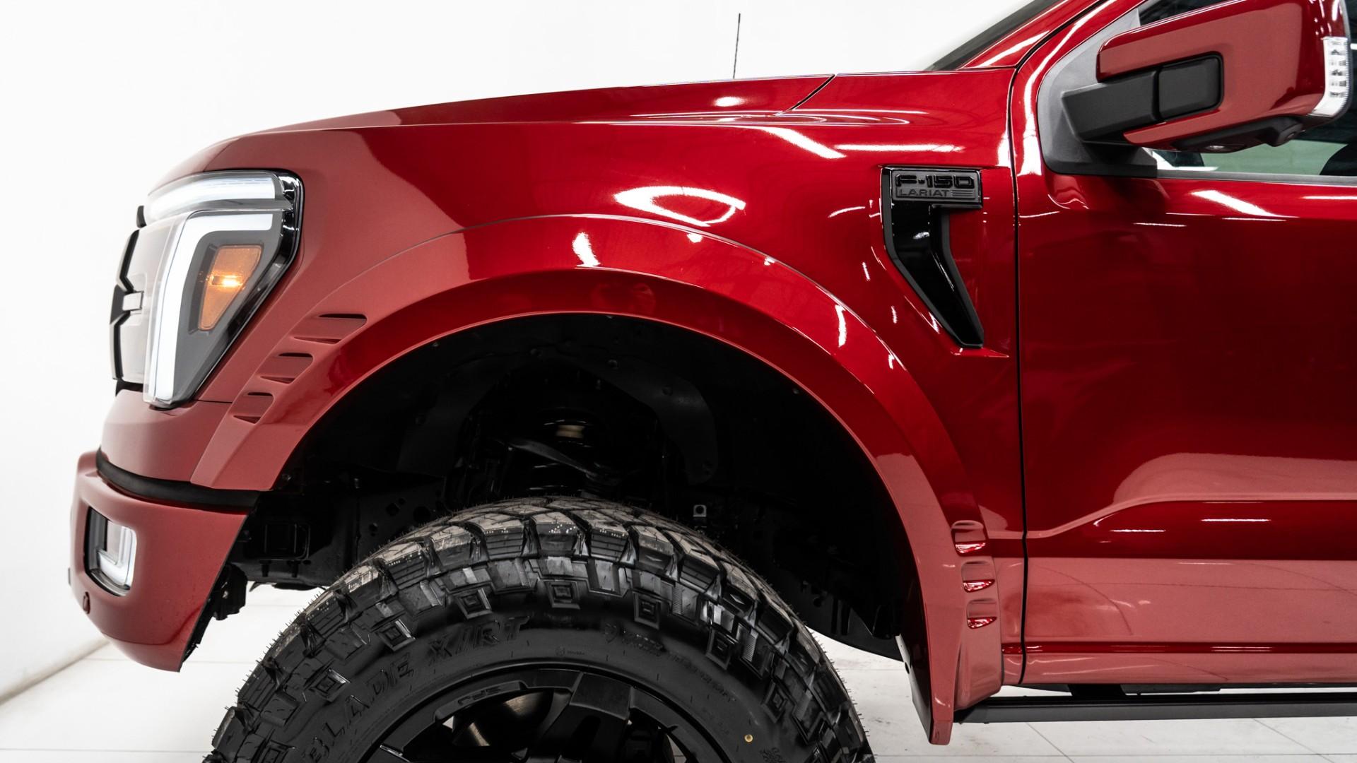 2024 FORD F-150 LARIAT in Red, photo 15 of 55
