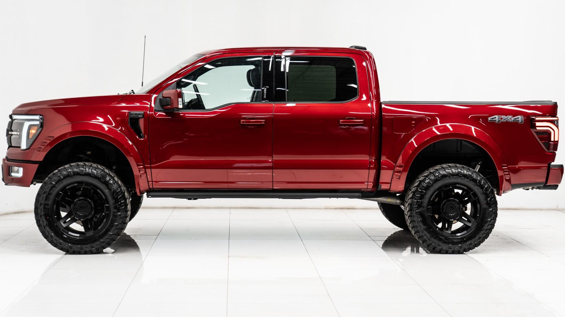 2024 FORD F-150 LARIAT in Red, photo 8 of 55