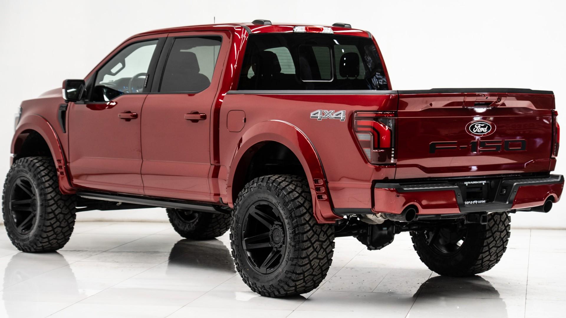 2024 FORD F-150 LARIAT in Red, photo 7 of 55