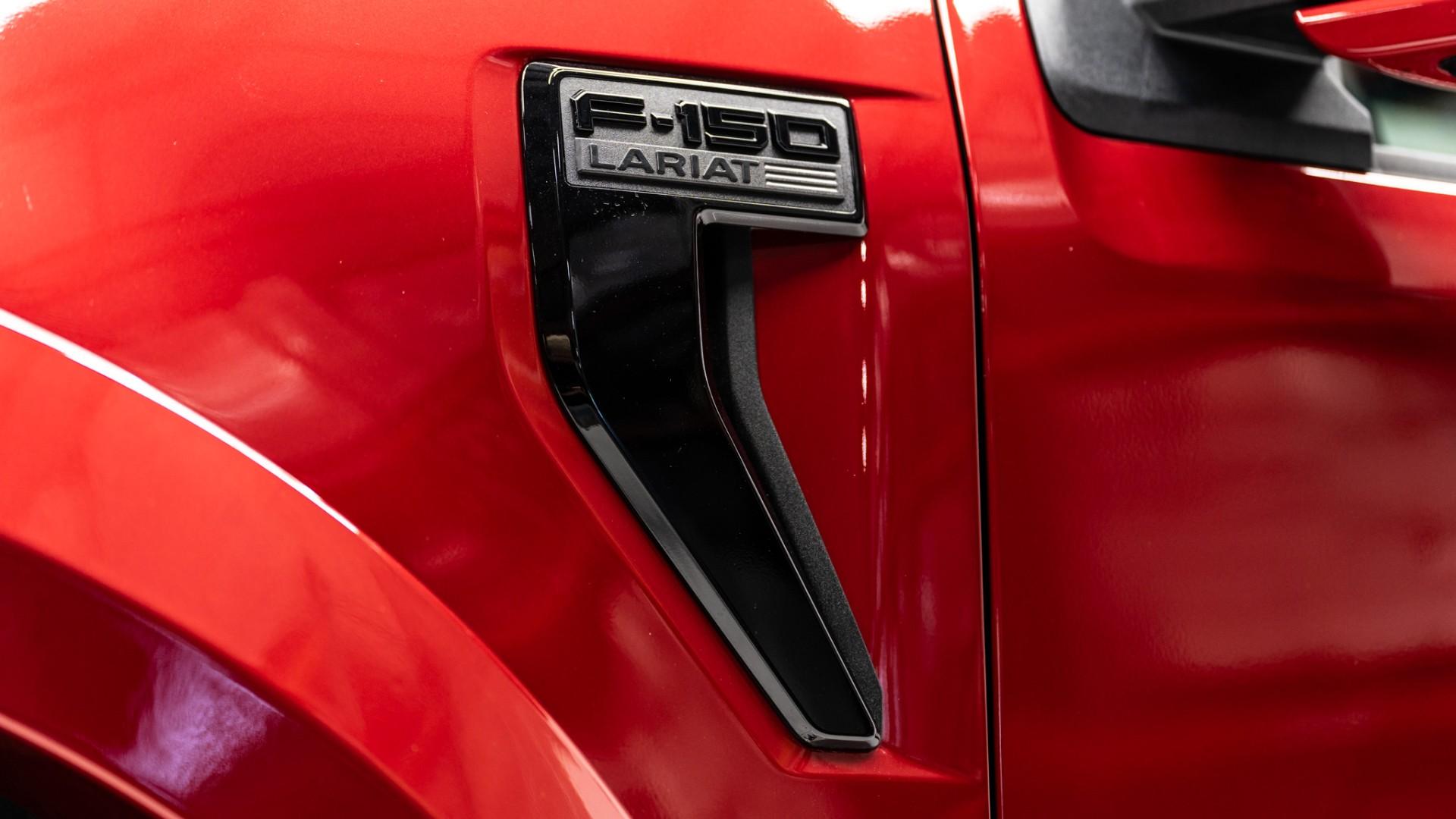 2024 FORD F-150 LARIAT in Red, photo 26 of 55