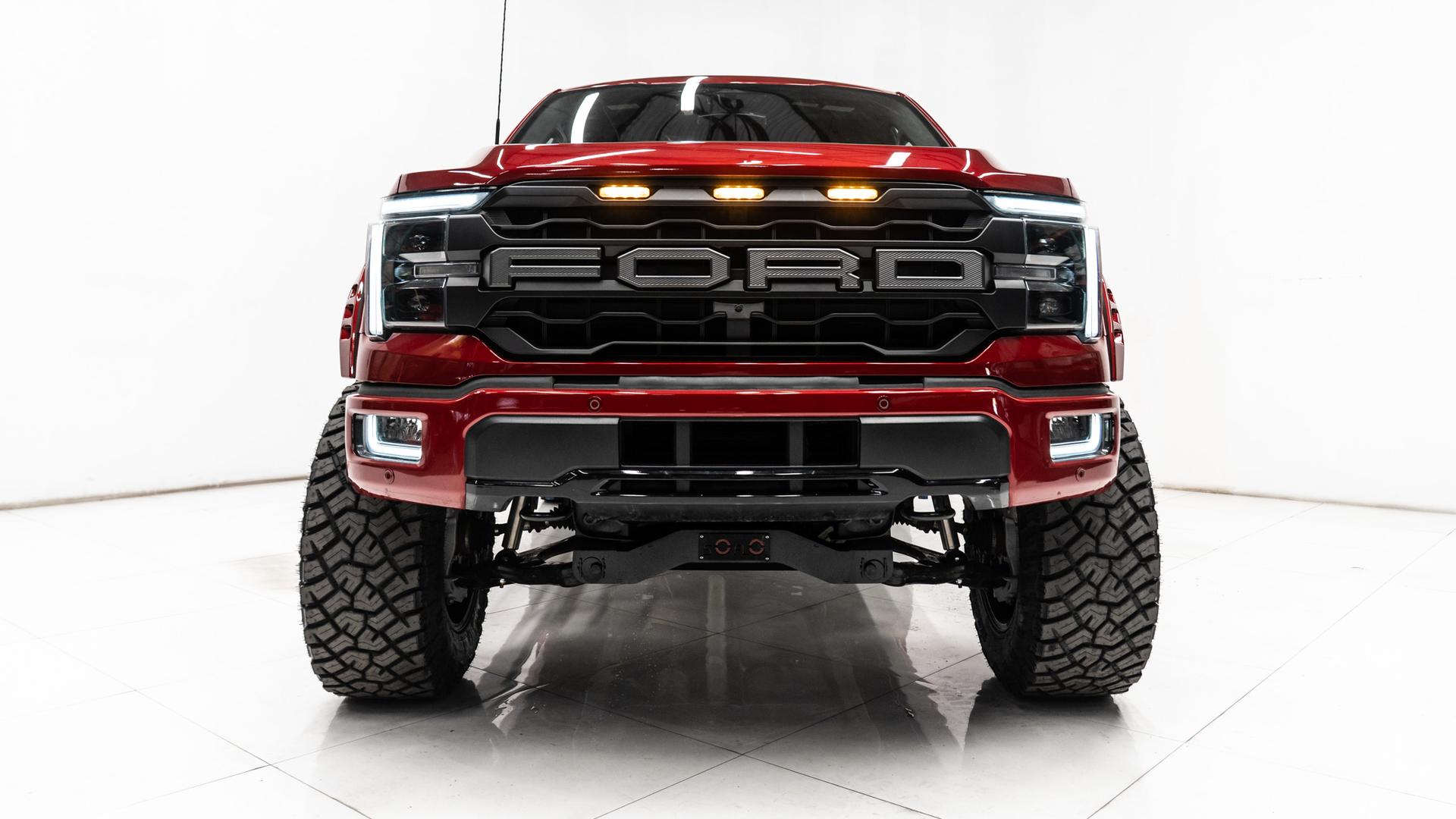 2024 FORD F-150 LARIAT in Red, photo 29 of 55