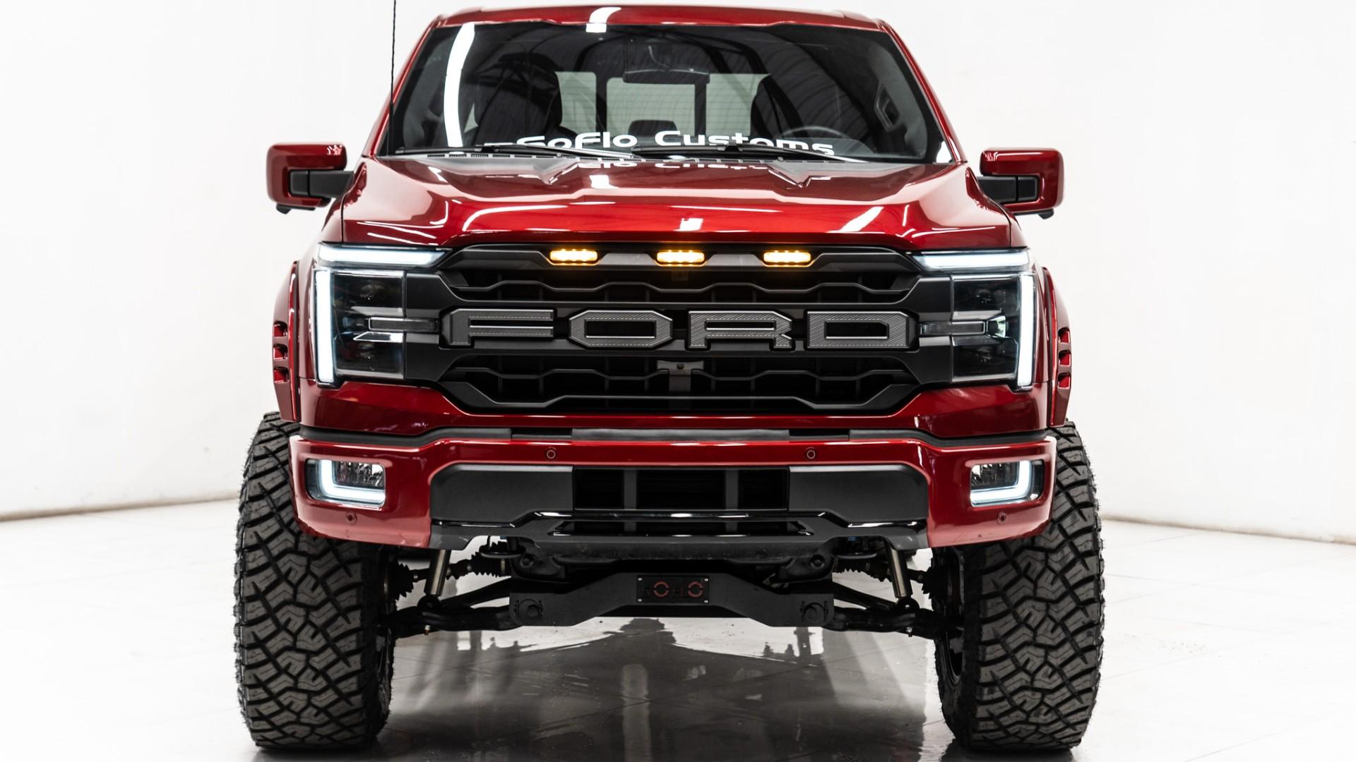 2024 FORD F-150 LARIAT in Red, photo 3 of 55