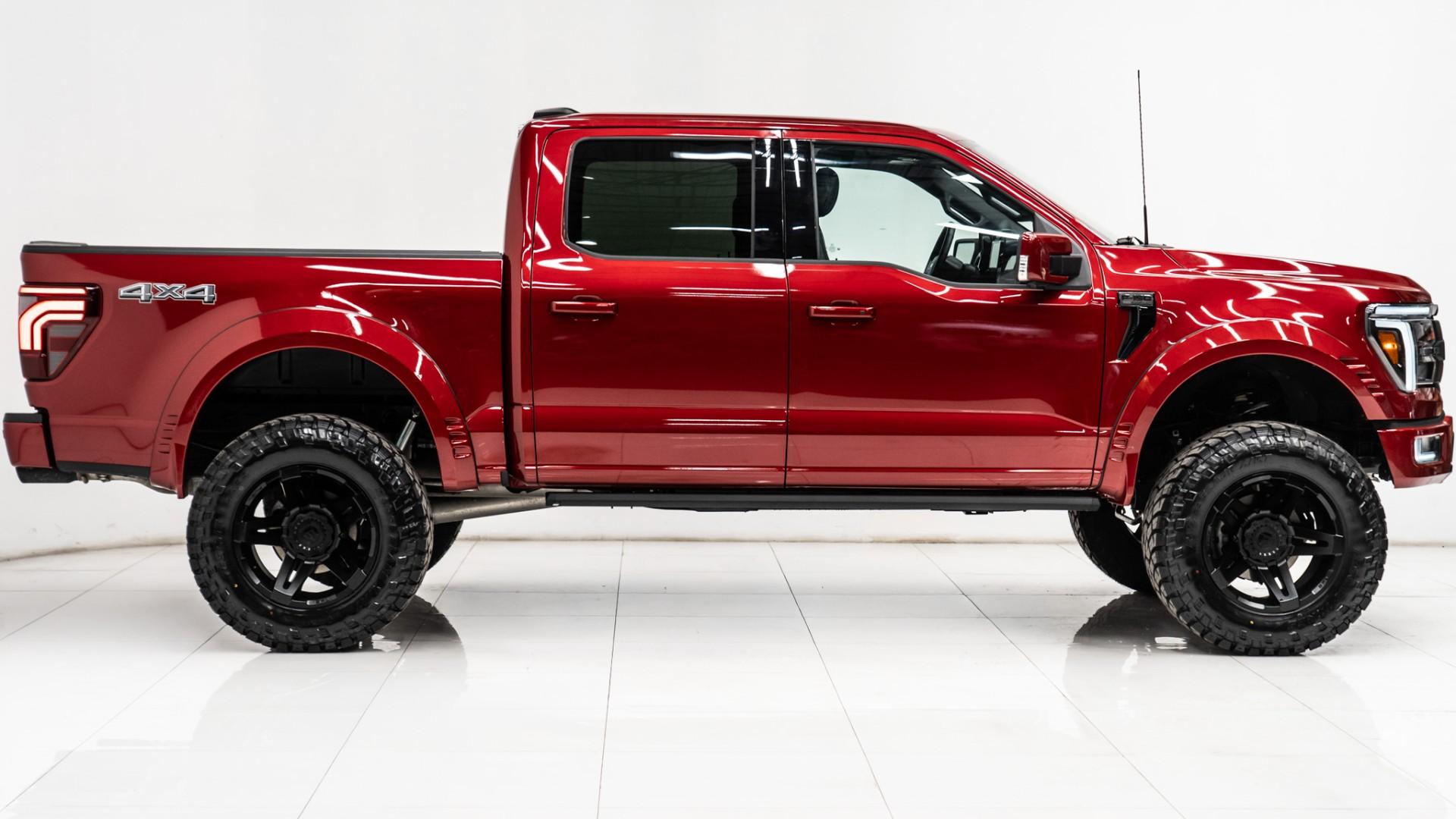2024 FORD F-150 LARIAT in Red, photo 9 of 55
