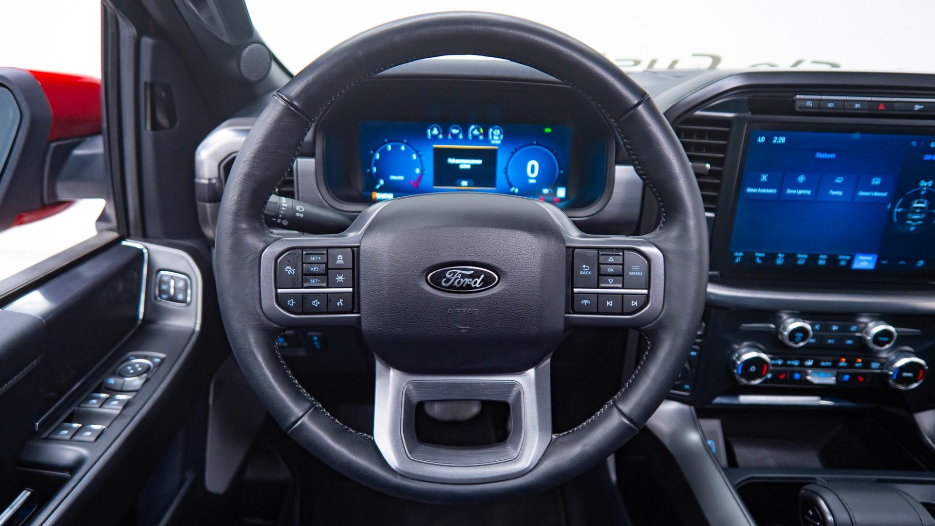 2024 FORD F-150 LARIAT in Red, photo 42 of 55