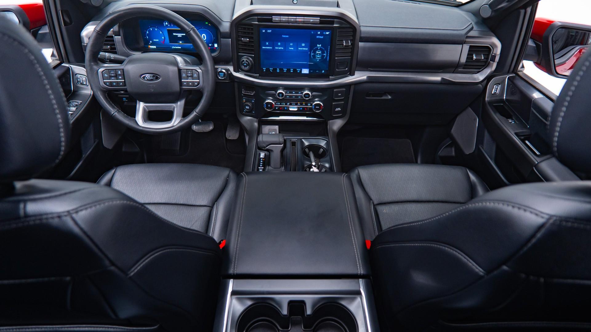 2024 FORD F-150 LARIAT in Red, photo 2 of 55