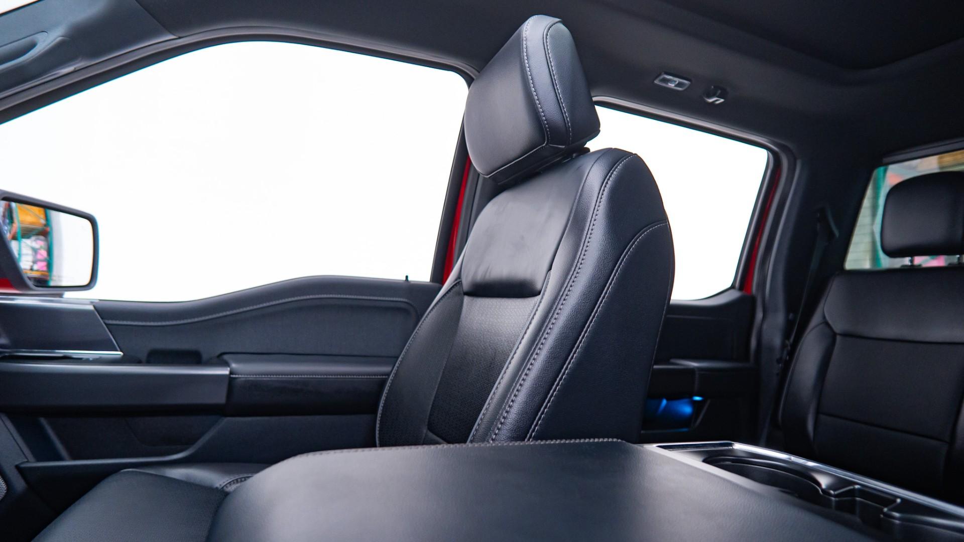 2024 FORD F-150 LARIAT in Red, photo 45 of 55
