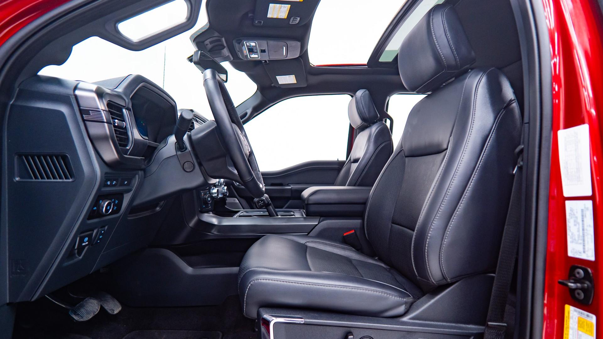 2024 FORD F-150 LARIAT in Red, photo 46 of 55
