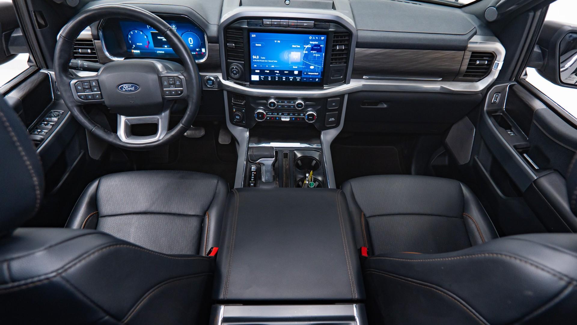 2024 FORD F-150 LARIAT in Black, photo 2 of 44
