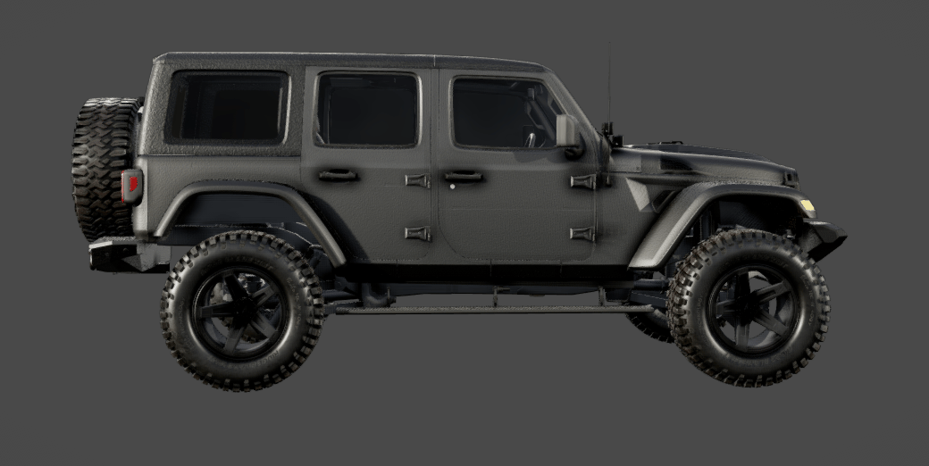 2025 JEEP WRANGLER in Gun Metal Gray, photo 3 of 26