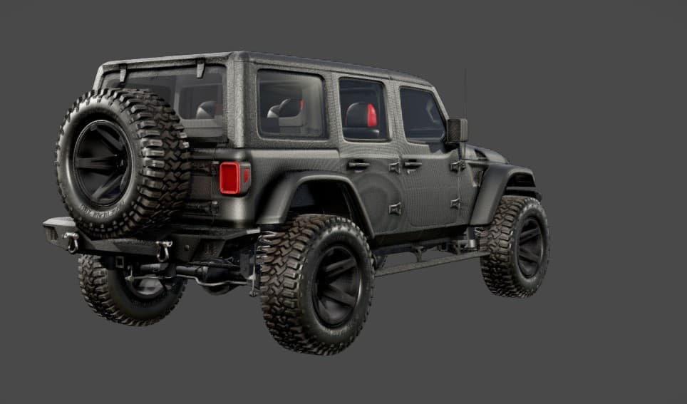2025 JEEP WRANGLER in Gun Metal Gray, photo 4 of 26