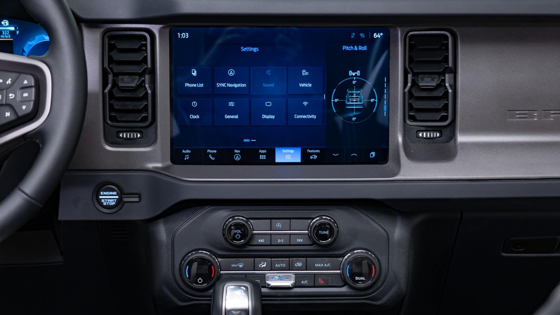 2025 FORD BRONCO in Black, photo 13 of 57