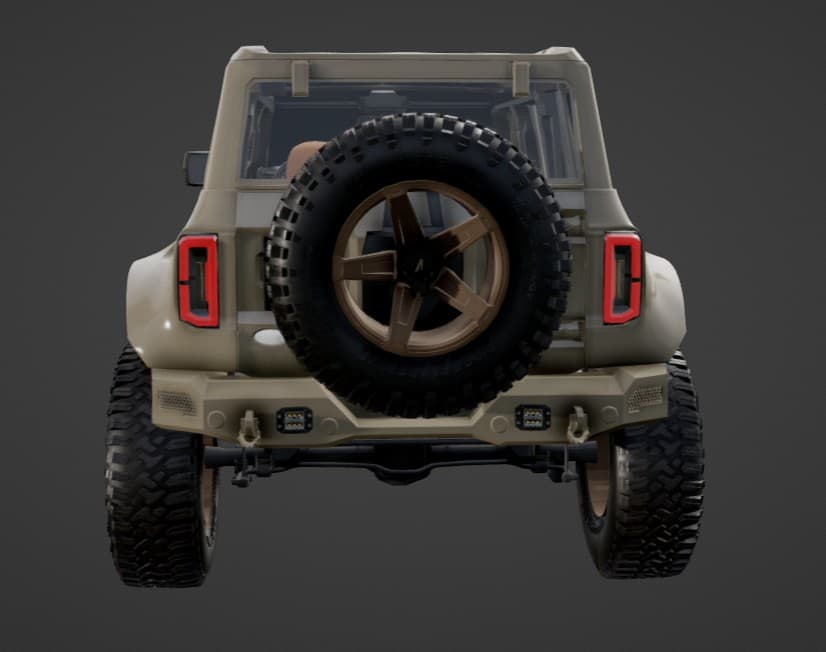 2025 FORD BRONCO in Dark Marsh, photo 8 of 26