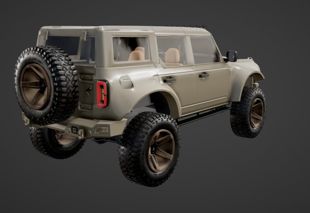 2025 FORD BRONCO in Dark Marsh, photo 7 of 26