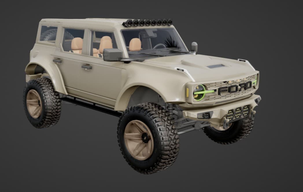 2025 FORD BRONCO in Dark Marsh, photo 4 of 26
