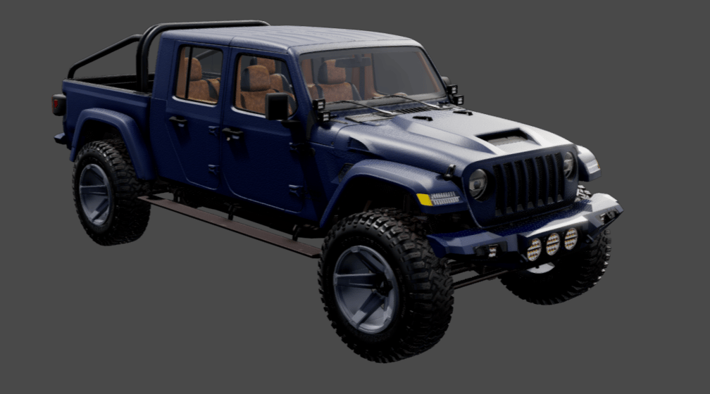 2025 JEEP GLADIATOR in Navy, photo 4 of 31