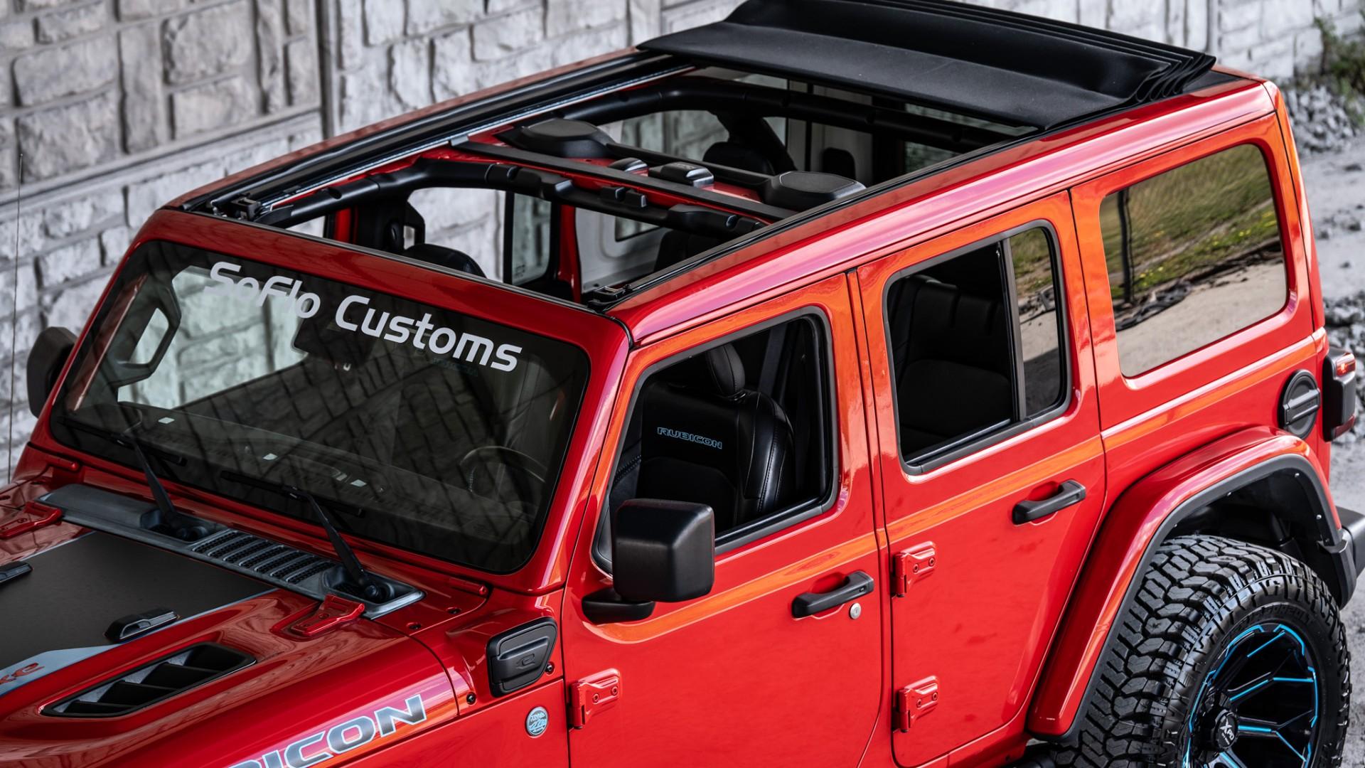 2022 JEEP WRANGLER 4XE in FIRECRACKER RED CLEARCOAT, photo 3 of 59