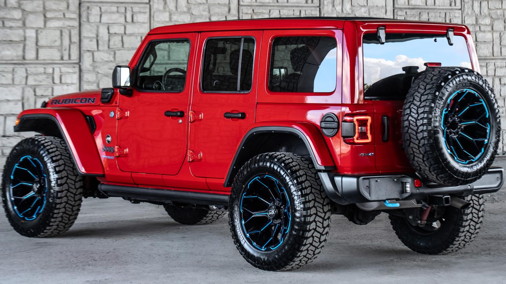 2022 JEEP WRANGLER 4XE in FIRECRACKER RED CLEARCOAT, photo 38 of 59