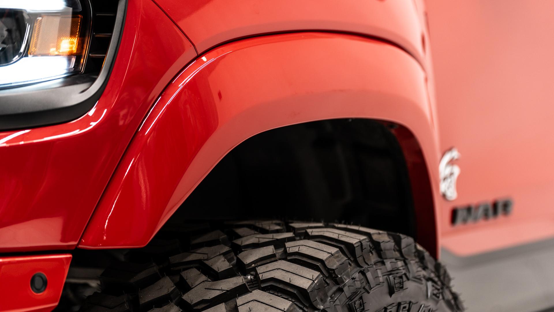 2024 RAM TRX in FLAME RED CLEARCOAT, photo 20 of 59