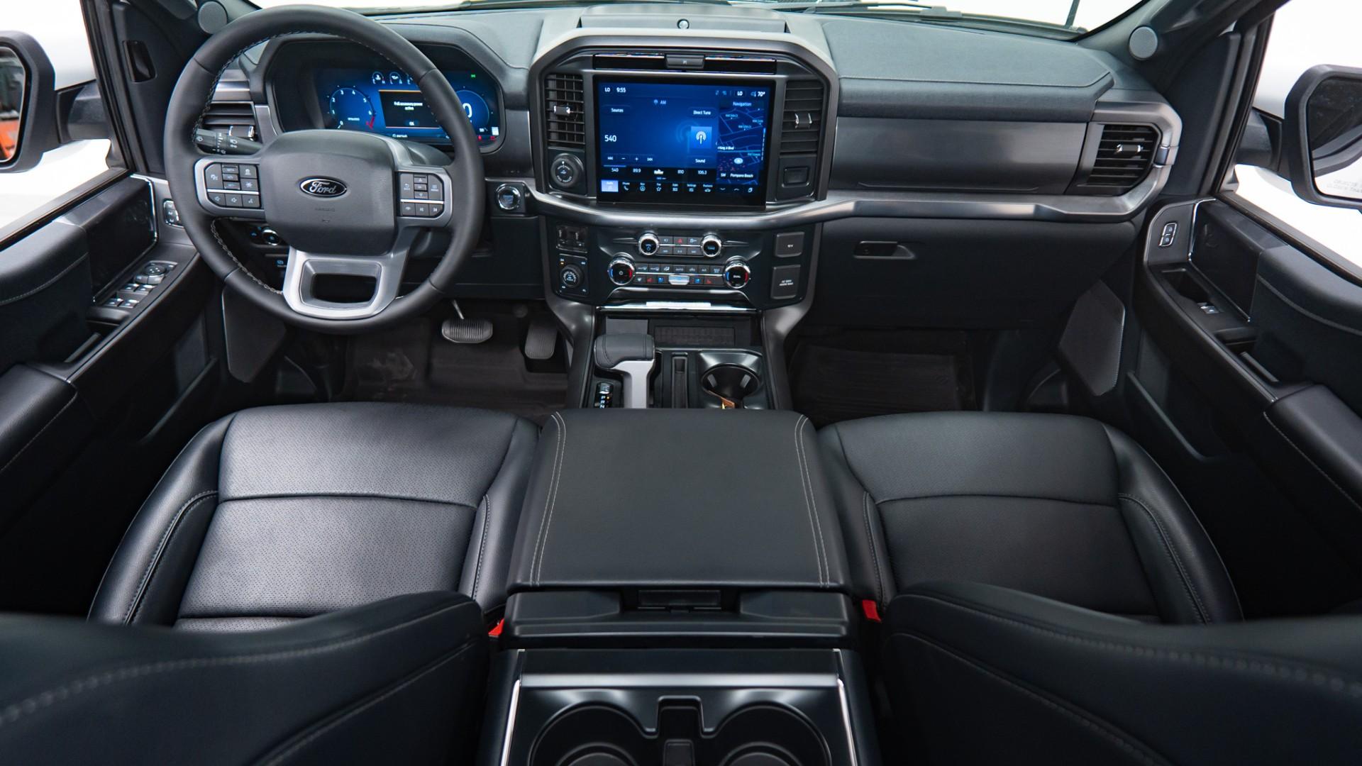 2025 FORD F-150 LARIAT in White, photo 43 of 56