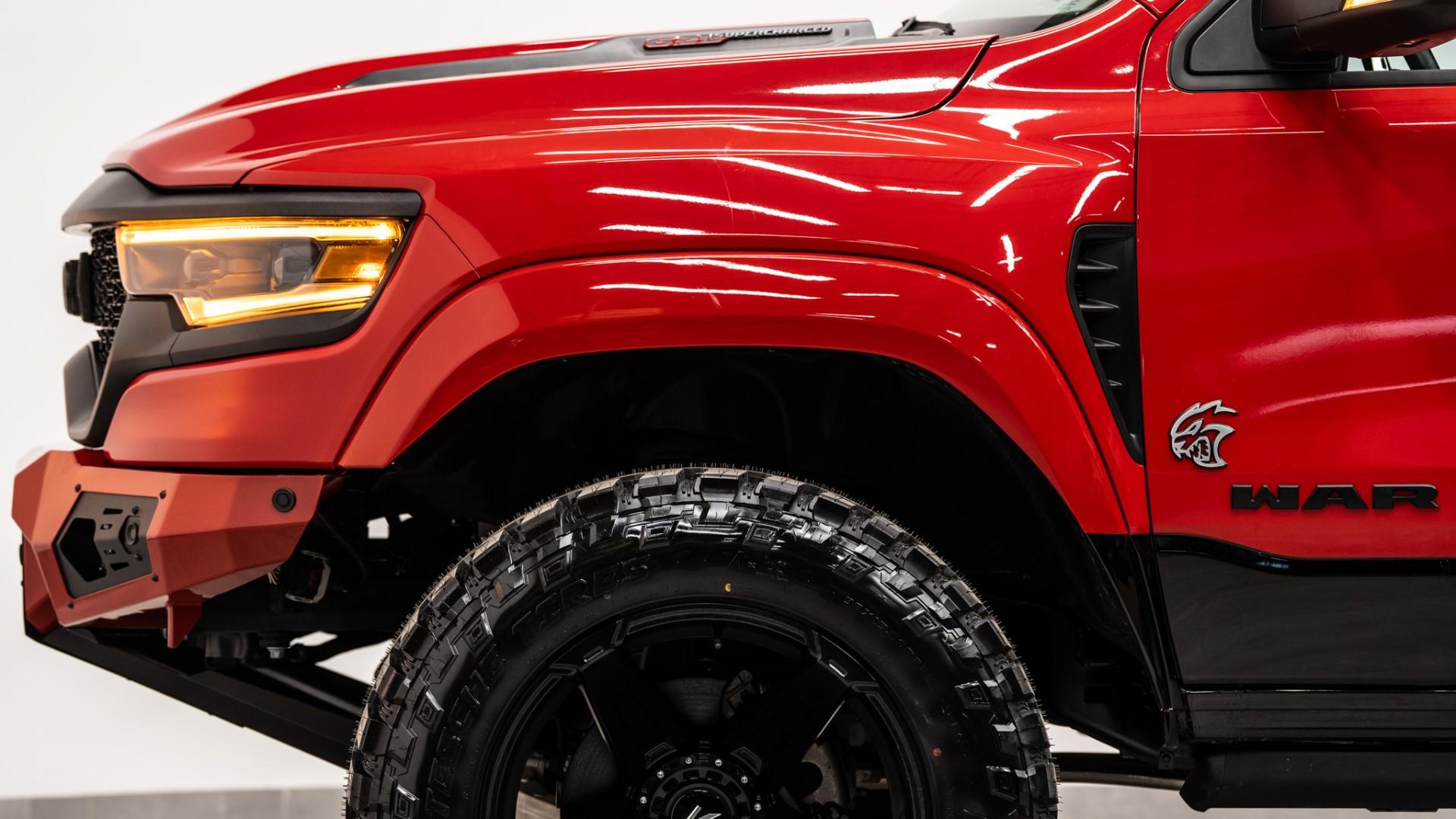 2024 RAM TRX in FLAME RED CLEARCOAT, photo 12 of 57