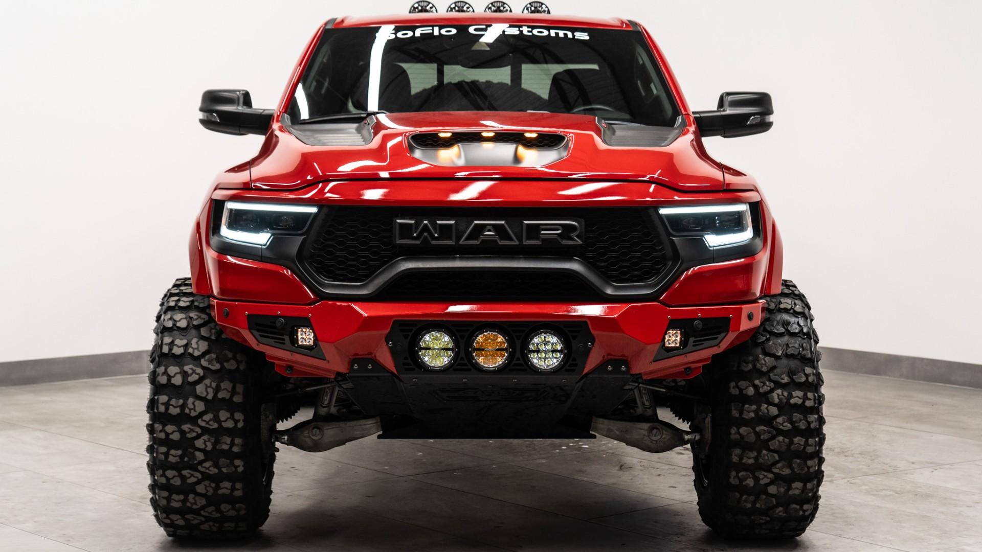 2024 RAM TRX in FLAME RED CLEARCOAT, photo 4 of 52
