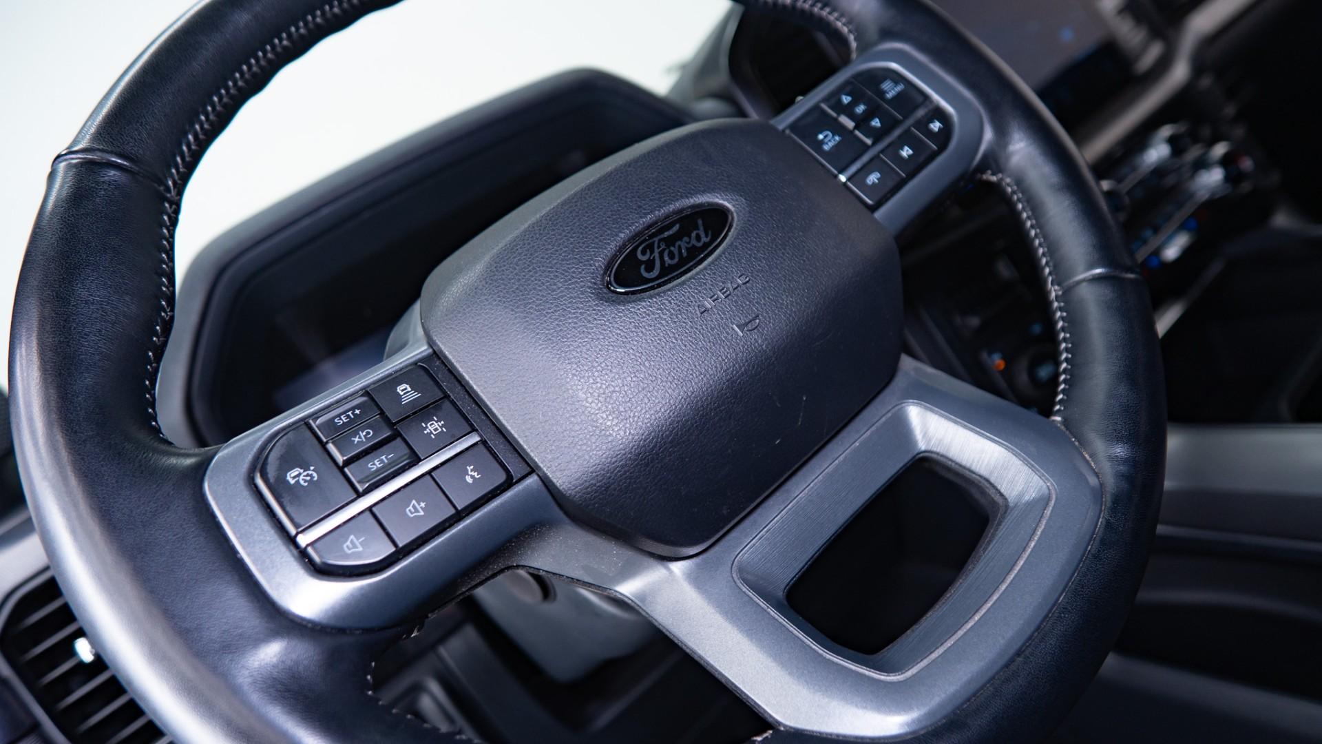 2024 FORD F-150 LARIAT in Silver, photo 38 of 46