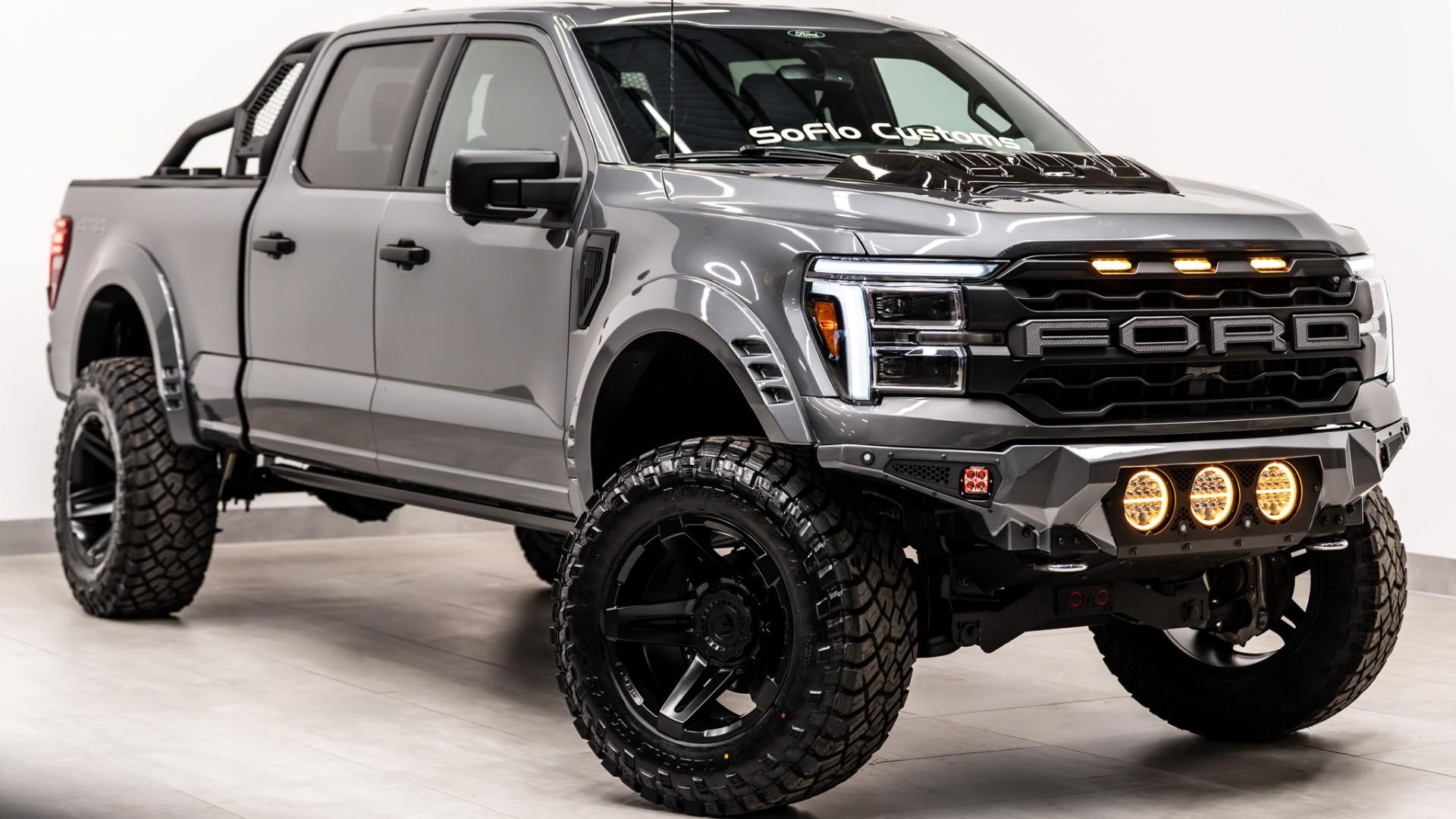 2024 FORD F-150 LARIAT in Gray, photo 5 of 56