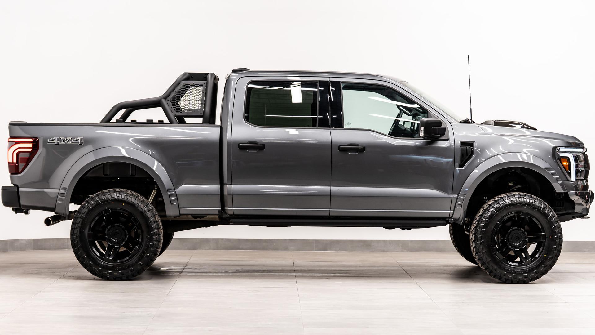 2024 FORD F-150 LARIAT in Gray, photo 7 of 56
