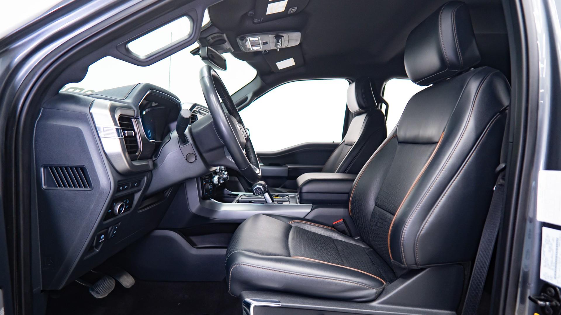 2024 FORD F-150 LARIAT in Gray, photo 42 of 56
