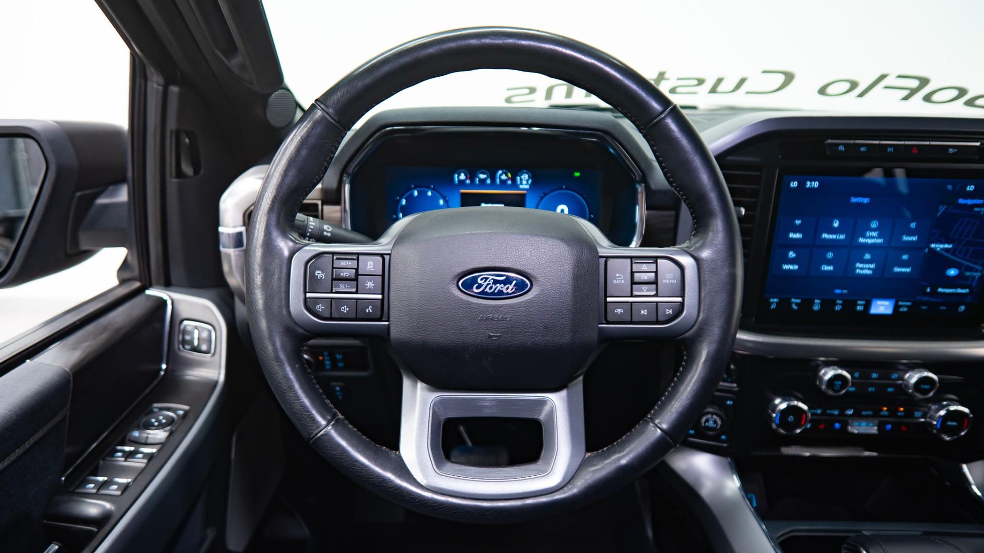 2024 FORD F-150 LARIAT in Gray, photo 44 of 56