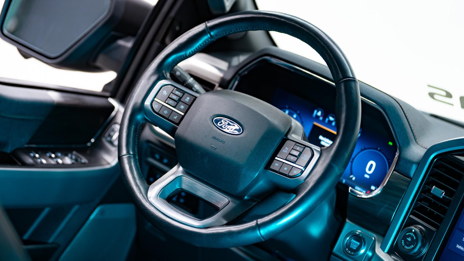 2024 FORD F-150 LARIAT in Gray, photo 47 of 56