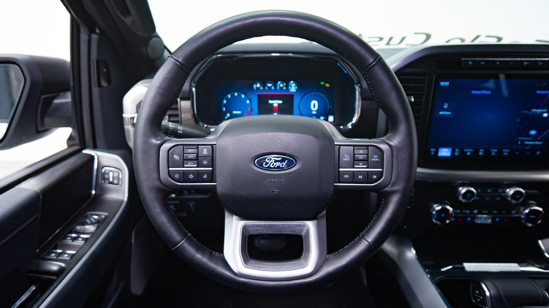 2024 FORD F-150 LARIAT in White, photo 23 of 43